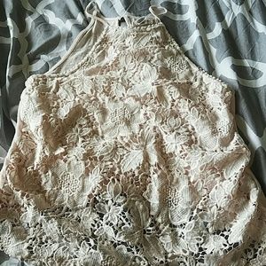 Lace Front Tank Top